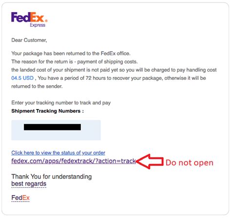 Registered <strong>Mail</strong>™ 9208 8000 0000 0000 0000 00 Signature Confirmation™ 9202 1000 0000 0000 0000 00. . Tracking updates fedex email